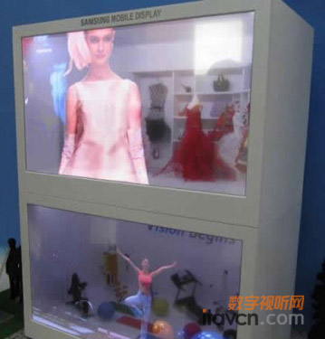 ����չʾ�����������͸��OLED�@ʾ��