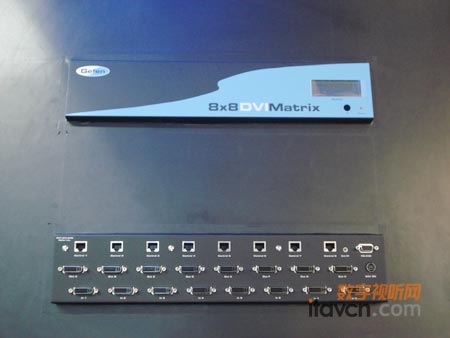 格芬最新推出的8×8規模DVI矩陣