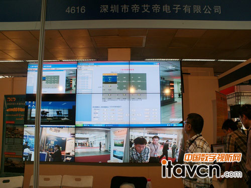 帝艾帝多款液晶拼接系列展示區