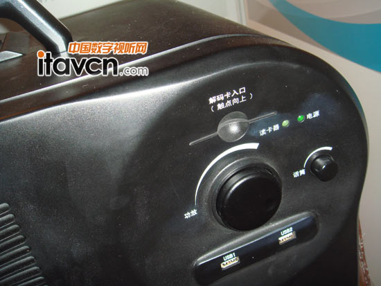 數字放映機預留讀卡處