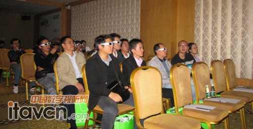 體驗現場3D投影演示