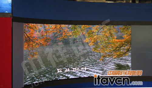 安裝在印度的深中祥品牌LED弧形屏經典案例