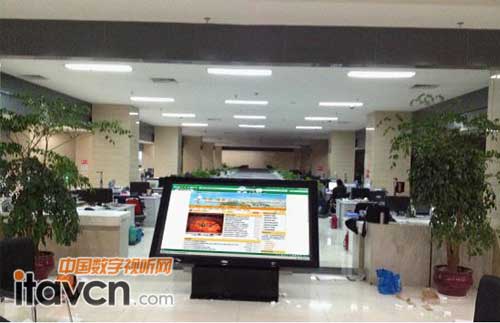 銳麗液晶觸摸屏亮相諸城市行政審批中心