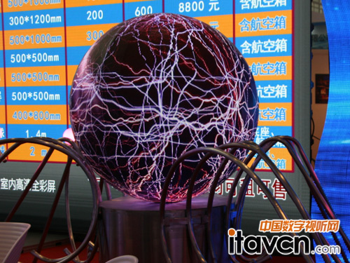 華奧傳媒首發P4高清球形屏