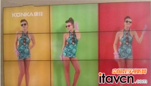 荊州曲原廣告PD46N4-3乘3拼接