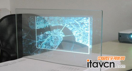 透明投影幕 可隨意卷曲折疊