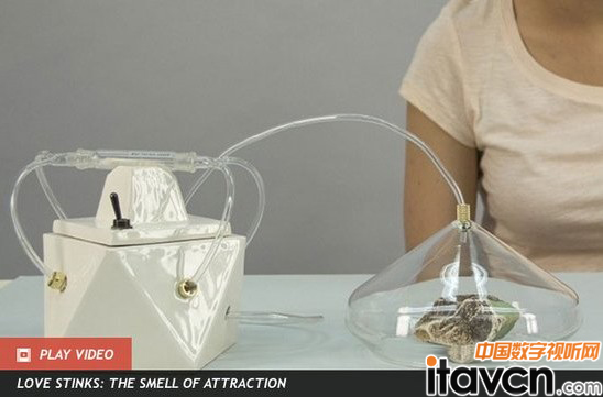 設(shè)計師Amy Radcliffe創(chuàng)造的一種氣味攝像機(jī)裝置