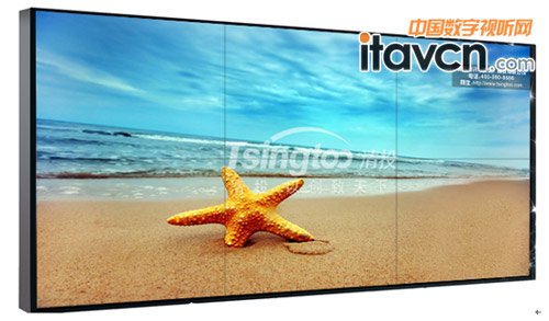 清投視訊推出的1.5mm無縫液晶拼接