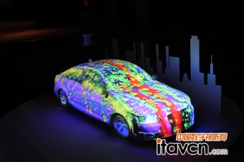 高亮度單片DLP工程投影機3D Mapping投影展區