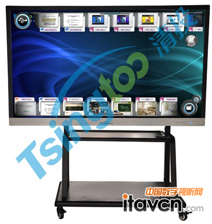 清投84寸電子白板實物圖