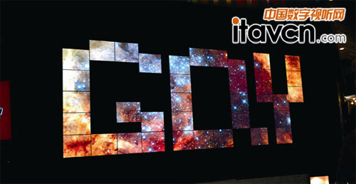 智慧拼接靈活多變 GQY視訊異形拼接屏