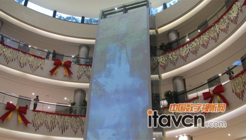 安恒集團“廣西柳州步步高”中庭投影項目案例賞析