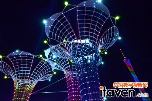 2013廣州國際燈光節一角