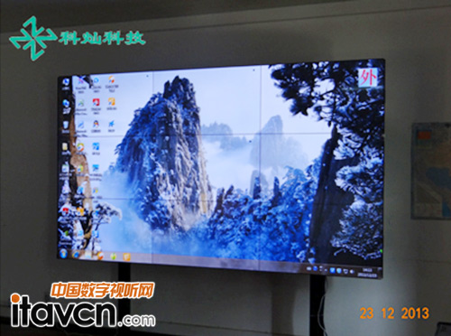 科燦科技大屏幕顯示系統應用于國土資源局