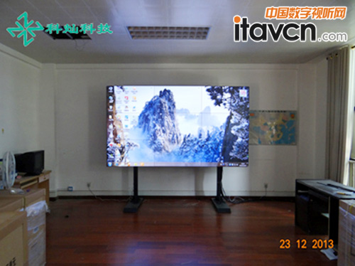 科燦科技大屏幕顯示系統應用于國土資源局