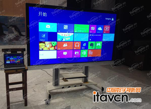 清投84寸觸摸一體機入駐北京某私人會所