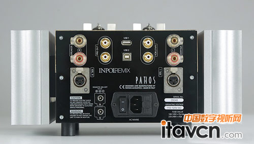 Pathos InpolRemix功放背部接口