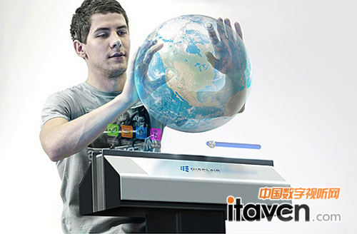 還能展示三維結(jié)構(gòu),并且同樣響應(yīng)手勢