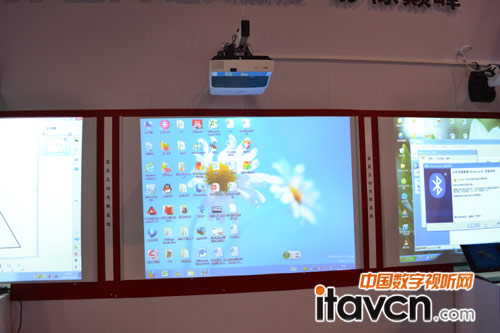 CCBN2014��ASKչ�����̽�ͶӰ�@ʾ����