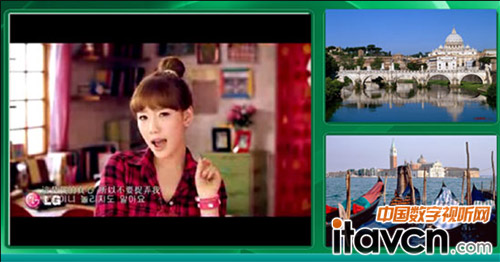 多屏顯示橫屏播放