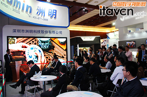 洲明科技高清電視墻驚艷亮相InfoComm展