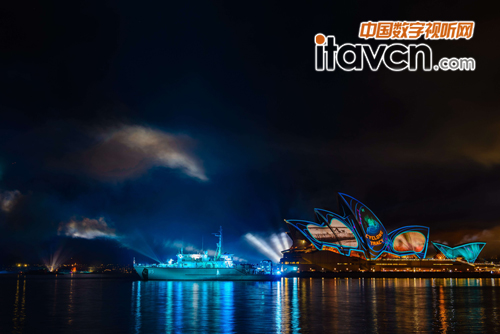 3D投影秀紀(jì)念澳大利亞皇家海軍100周年