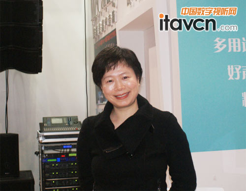 匯信音響市場推廣負責人李小娟