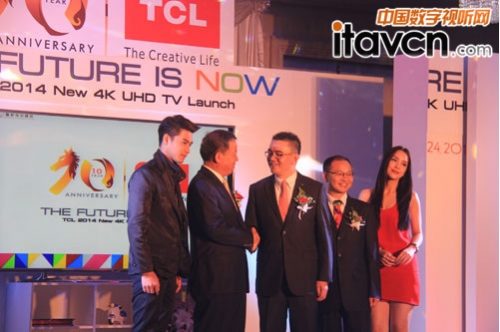 TCL泰國新一代4K電視發(fā)布會現場。