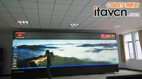 潞安集團(tuán)李陽煤業(yè)選煤廠60寸2×6激光光源拼接顯示墻