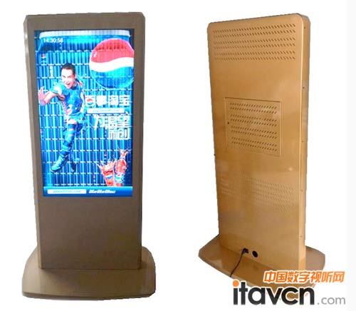 亮瞎眼的土豪金版廣告機(jī)熱力來(lái)襲