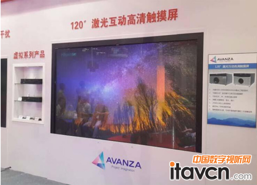 AVANZA無縫激光觸摸屏點亮BIRTV