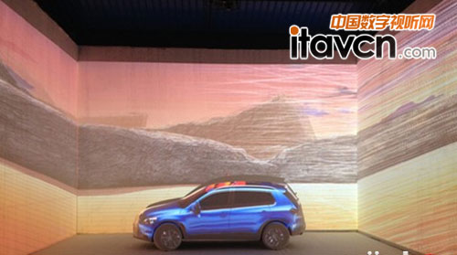 4D投影燈光秀炫目舞臺