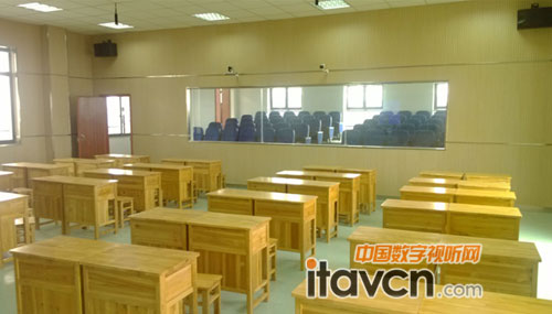 建設(shè)完成的全自動(dòng)錄播教室
