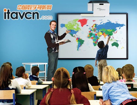 奧圖碼推超短焦激光互動一體機W317UST