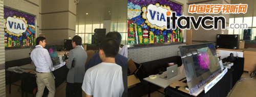 賽普科技OLED透明顯示屏亮相香港