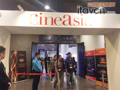 美國杰士音響亮相亞洲電影博覽會CineAsia2016