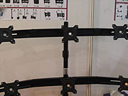 北京志凌云參加大屏展 液晶屏支架亮相